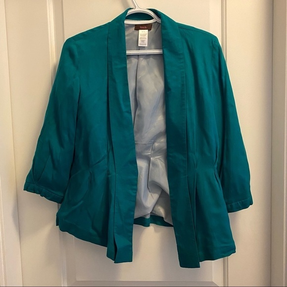 mark. Jackets & Blazers - mark. Teal Open-Front Blazer Jacket - Women's